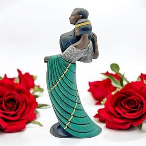 Mahogany Princess Dancers Figurines - 1994 Parastone  Elegant Vintage